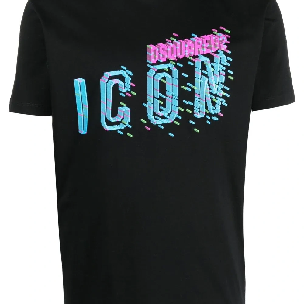 Футболка из хлопка с принтом "Иконка"