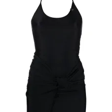 Платье мини со сборками