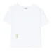 Motif-embroidered short-sleeve T-shirt