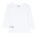 Motif-embroidered long-sleeve T-shirt