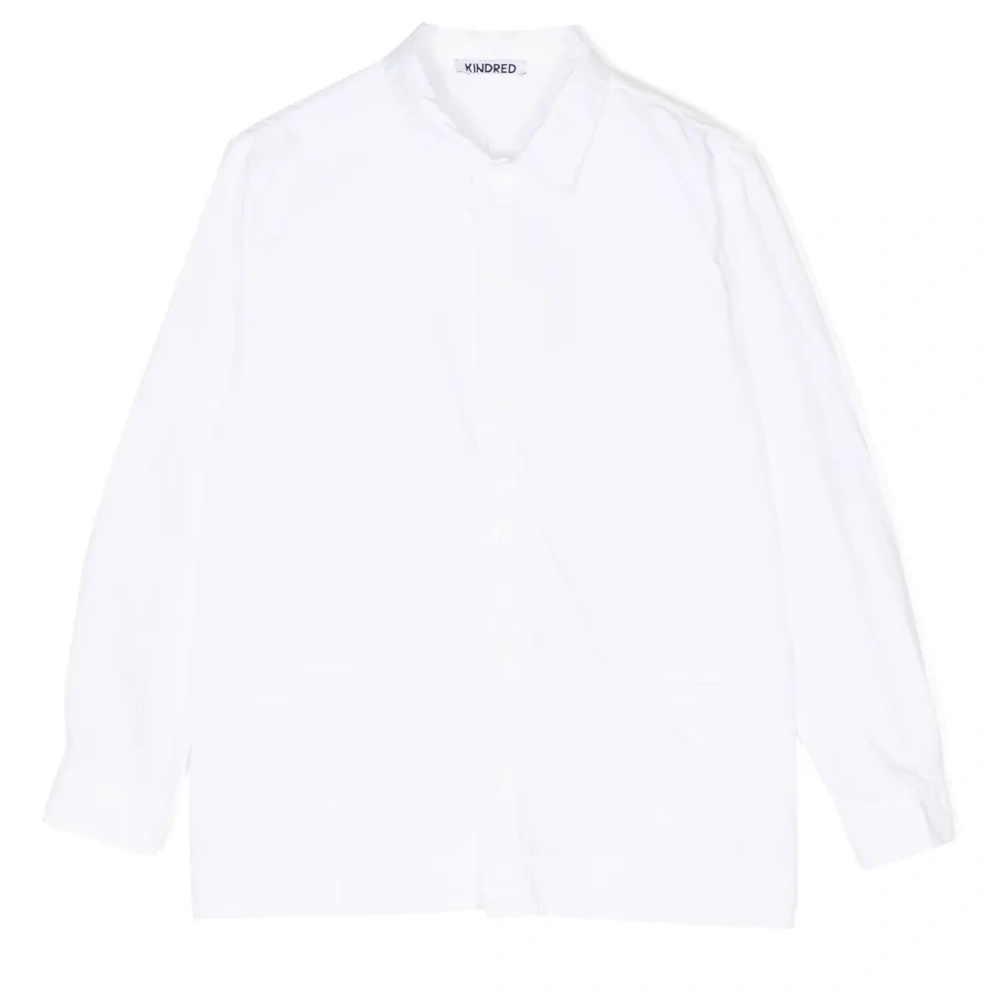 Patch-pocket long-sleeve shirt