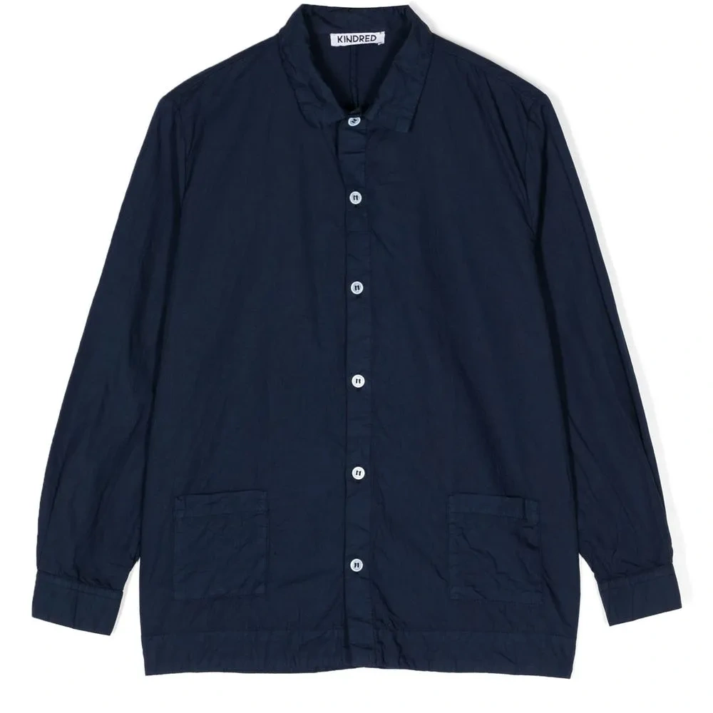 Patch-pocket long-sleeve shirt