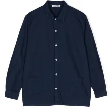 Patch-pocket long-sleeve shirt