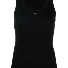 Топ с вышитым логотипом