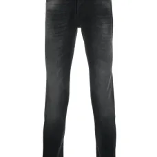 узкие джинсы средней посадки