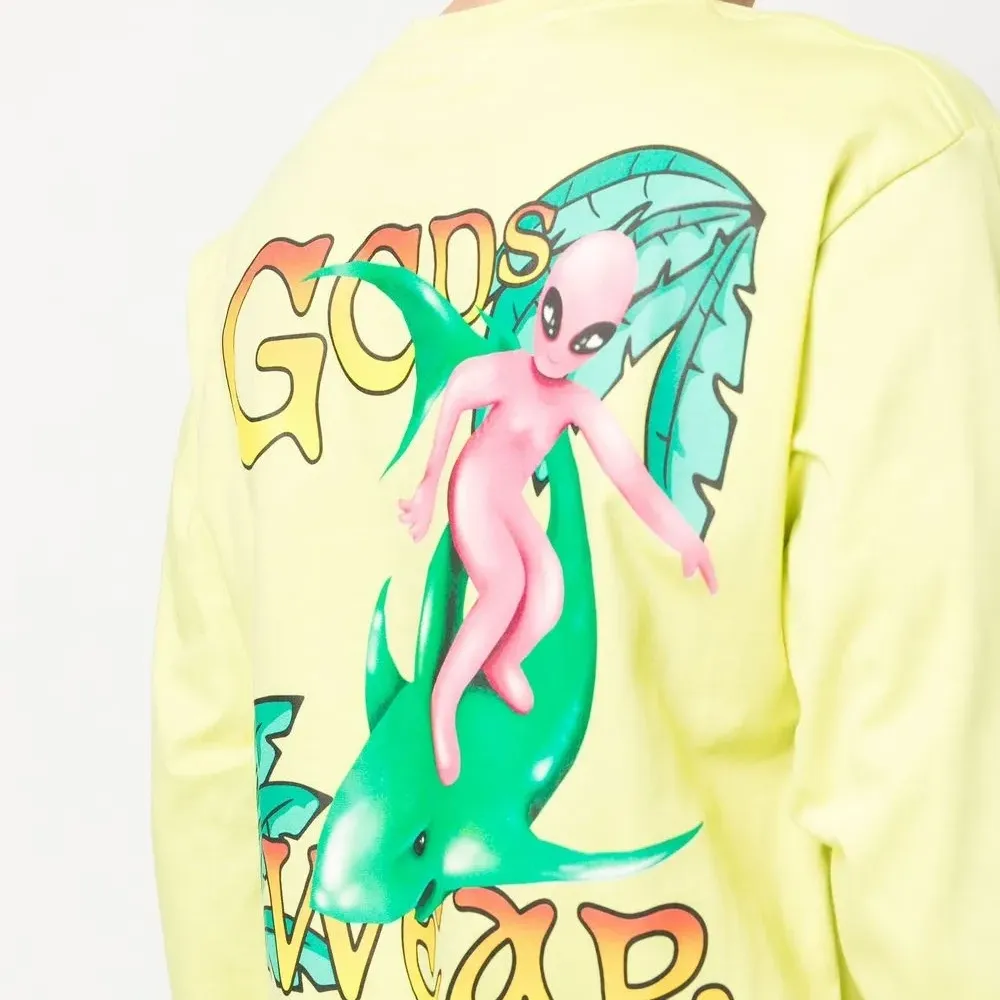 Топ с графичным принтом