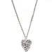 Arabesque heart pendant necklace