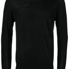 Шерстяной джемпер с круглым вырезом