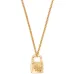 Arabesque padlock pendant necklace