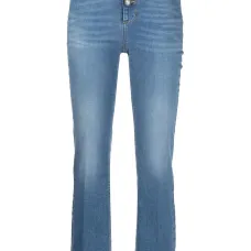 Укороченные джинсы средней посадки Укороченные джинсы средней посадки