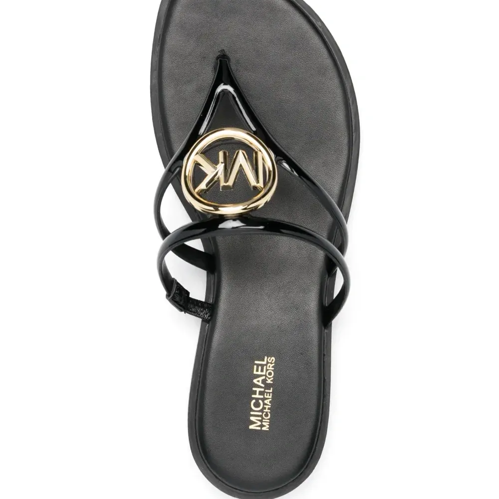 Сандалии с Т-образным ремешком и логотипом