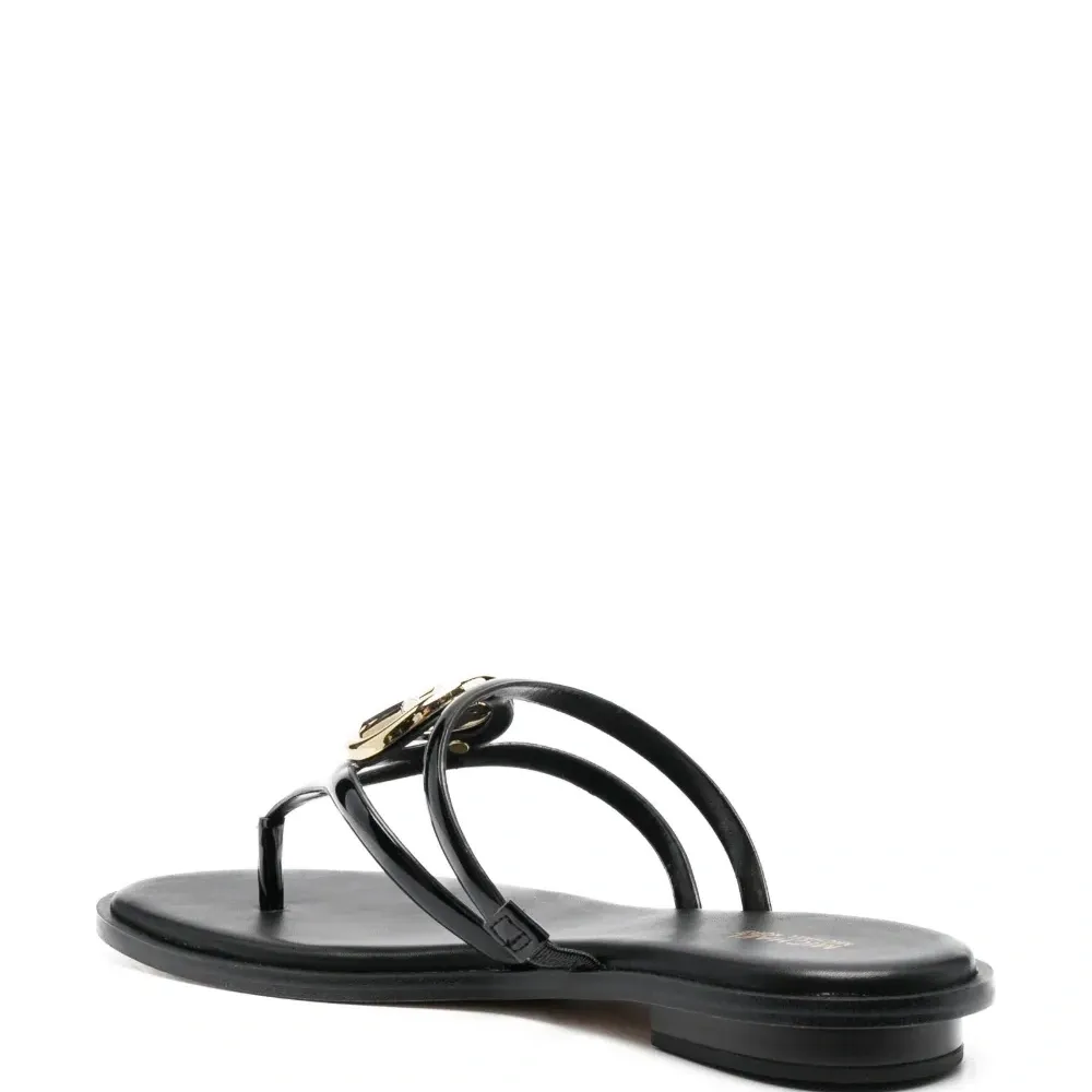 Сандалии с Т-образным ремешком и логотипом