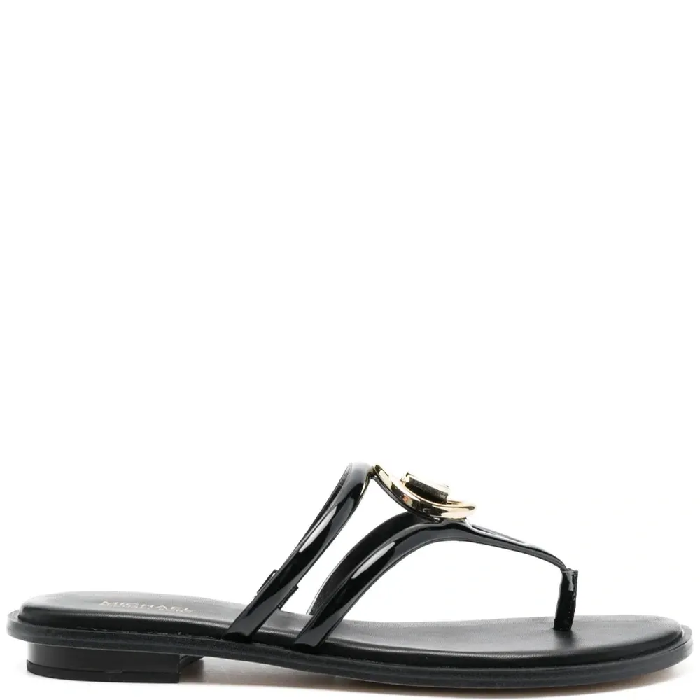 Сандалии с Т-образным ремешком и логотипом