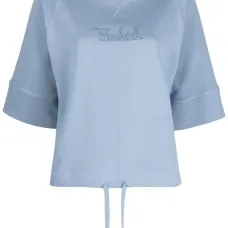 Футболка с кулиской и логотипом Футболка с кулиской и логотипом