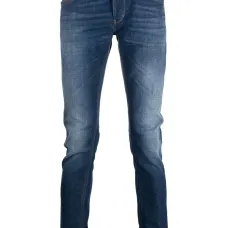 Прямые джинсы средней посадки