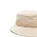 Side logo-patch detail bucket hat