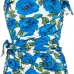 Floral-print strapless top Floral-print strapless top