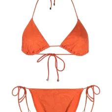 Бикини с принтом пейсли и логотипом