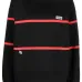 Stripe-detailed sweatshirt