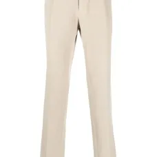 Прямые брюки со складками