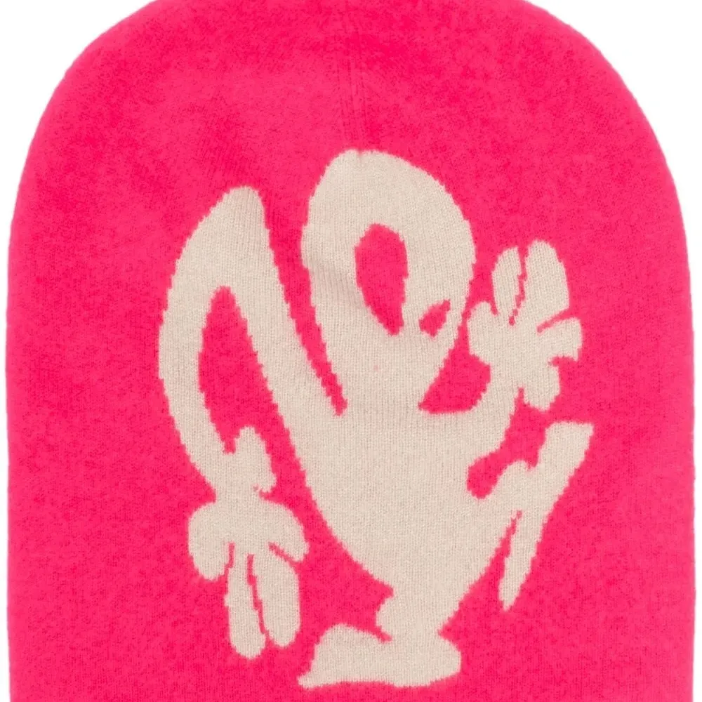 Шапка бини с графичным принтом