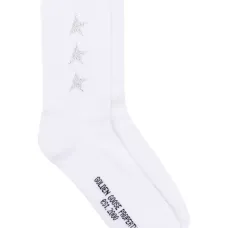 Носки в рубчик с принтом