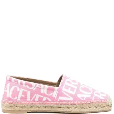 all-over logo print espadrilles