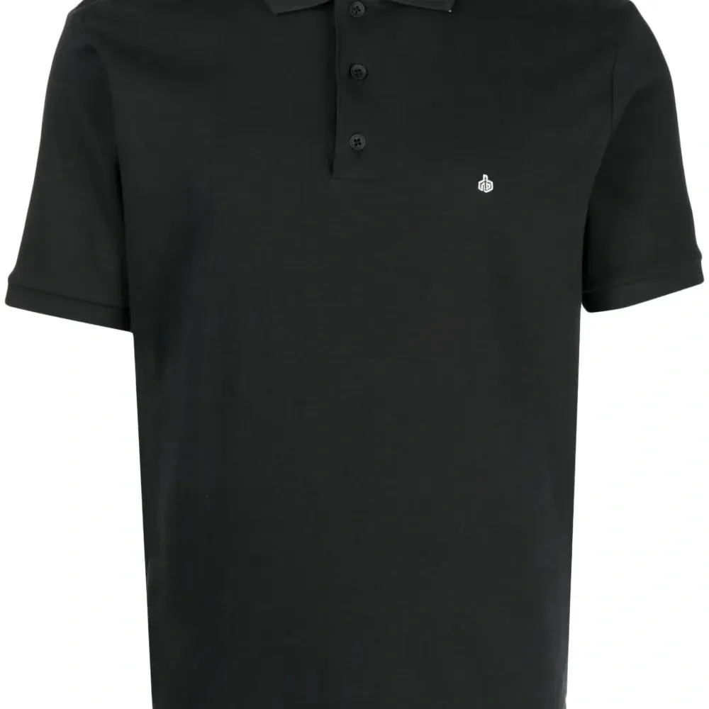 Рубашка поло с вышитым логотипом