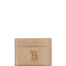 Картхолдер из зернистой кожи с логотипом TB Картхолдер из зернистой кожи с логотипом TB