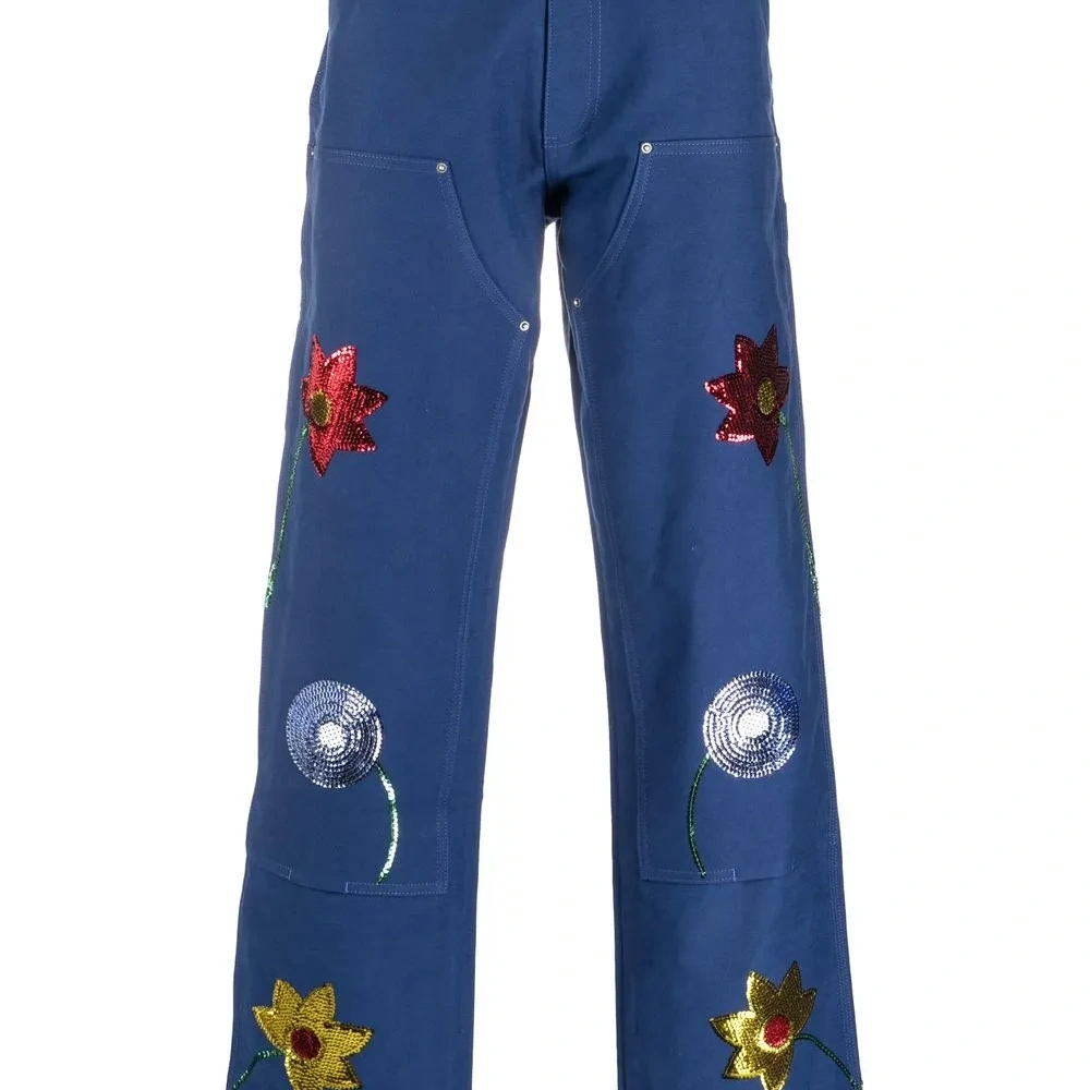 Брюки с пайетками