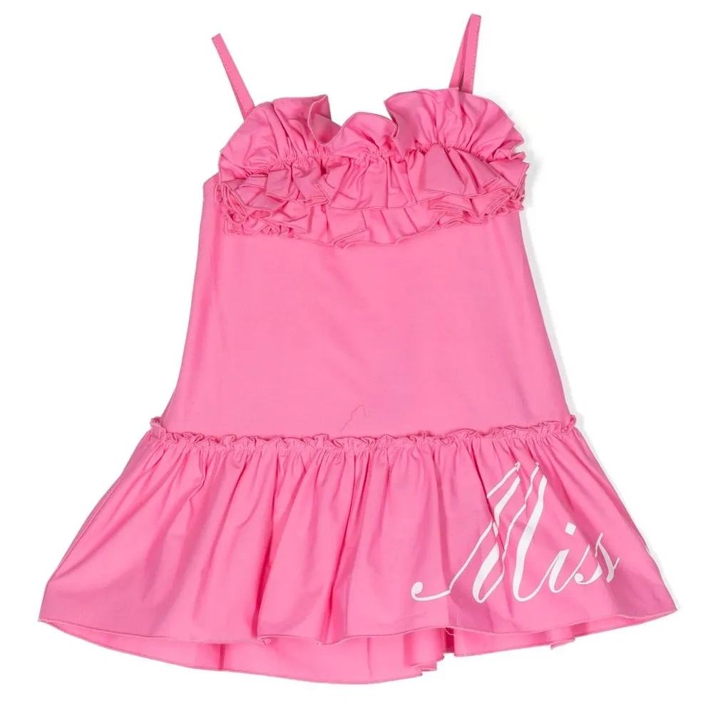 Платье с оборками