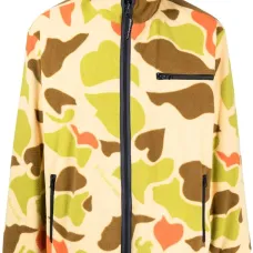 Двусторонняя куртка с камуфляжным принтом