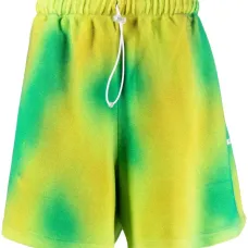 Шорты с принтом тай-дай