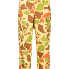 Брюки с камуфляжным принтом