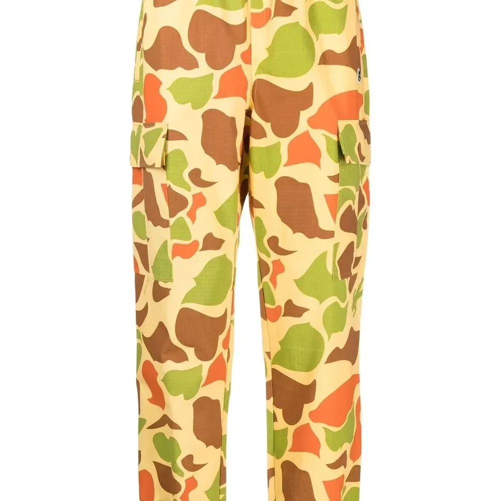 Брюки с камуфляжным принтом