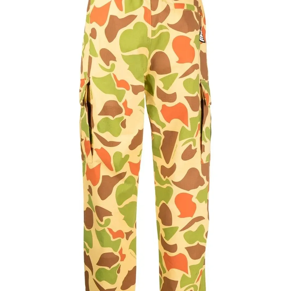 Брюки с камуфляжным принтом