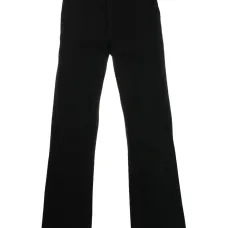 прямые джинсы средней посадки