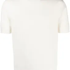 Crew-neck short-sleeve jumper