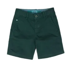 Шорты из органического хлопка с нашивкой-логотипом