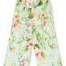 Укороченные брюки с цветочным принтом