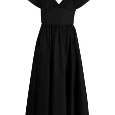 Расклешенное платье миди