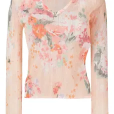 Блузка в рубчик