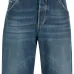 джинсовые шорты прямого кроя