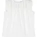 Ruffle-detail sleeveless blouse