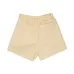 High-waist cotton shorts