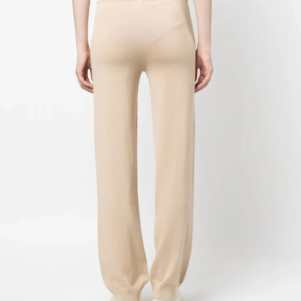 Брюки тонкой вязки с кулиской