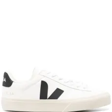 Кожаные кеды на низкой подошве