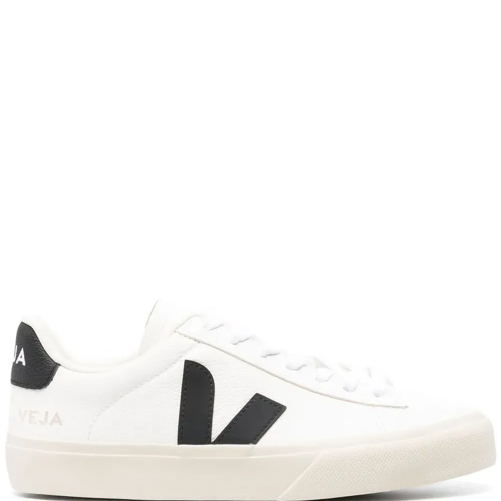 Кожаные кеды на низкой подошве