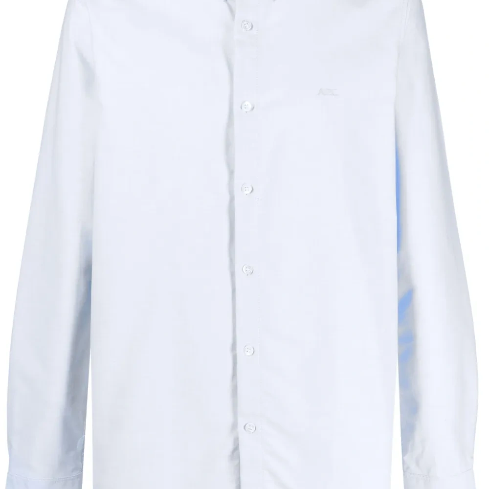 Рубашка с вышитым логотипом