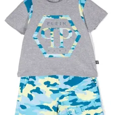 Комплект из футболки и шортов с логотипом